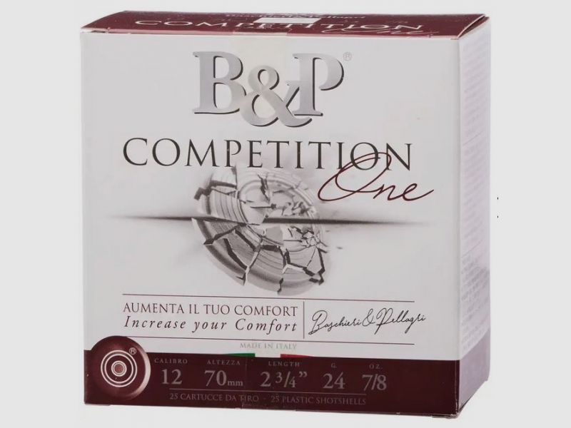 B&P Competition ONE Trampa 12/70 - Cartuchos de perdigones