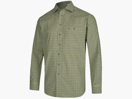 Böcker Hemd Comfort Fit Vollzwirn oliv