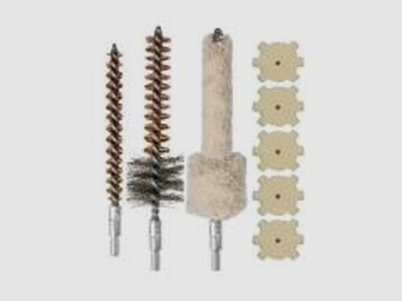 Set aus drei Bürsten für Waffen mit gezogenen Läufen - Kaliber 5,6 mm / 22 - Effektive Reinigung - Präzise Wartung der Waffen, Bild 5 von 5