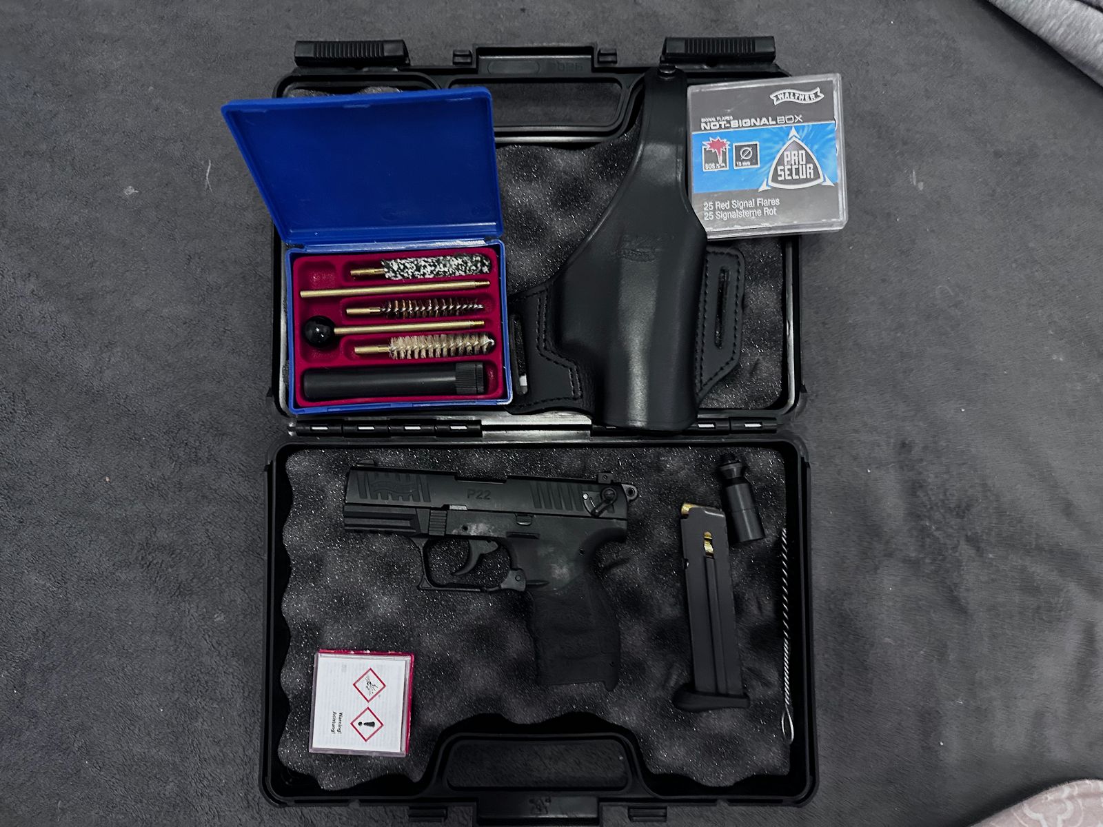 Walter P22Q mit viel Zubehör Preis nur HEUTE 65€
