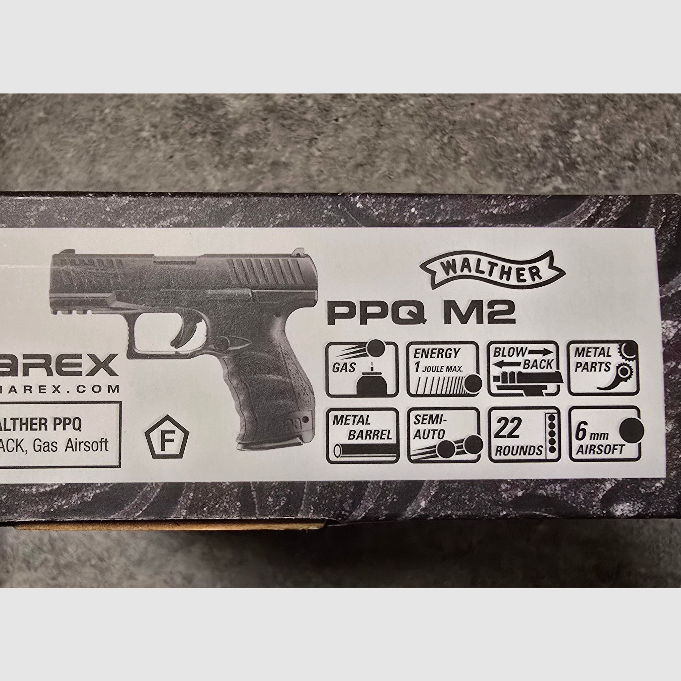 Walther PPQ M2 GBB 6 mm Airsoft Softair, zdjęcie 4 z 4