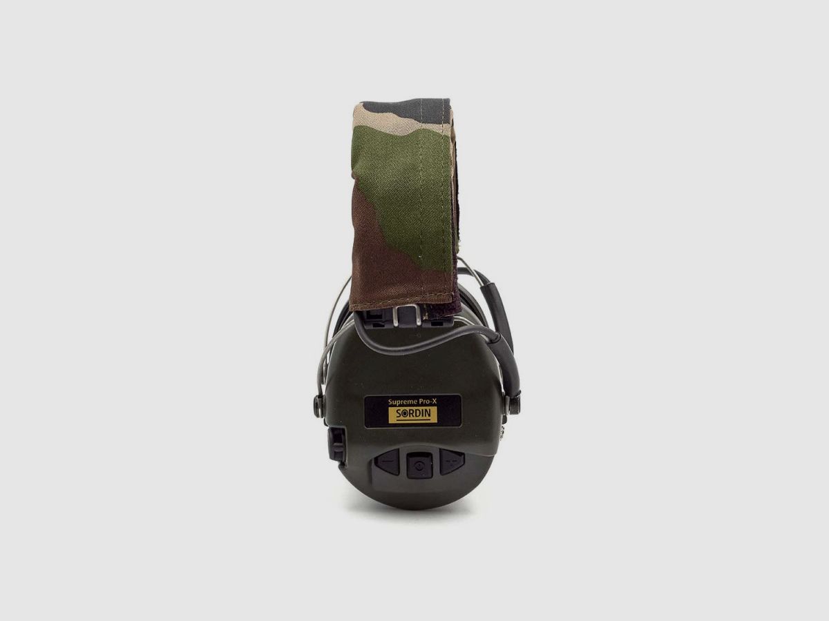 Sordin Supreme Pro-X LED Cinturino GEL - Verde-Camouflage, immagine 2 di 3