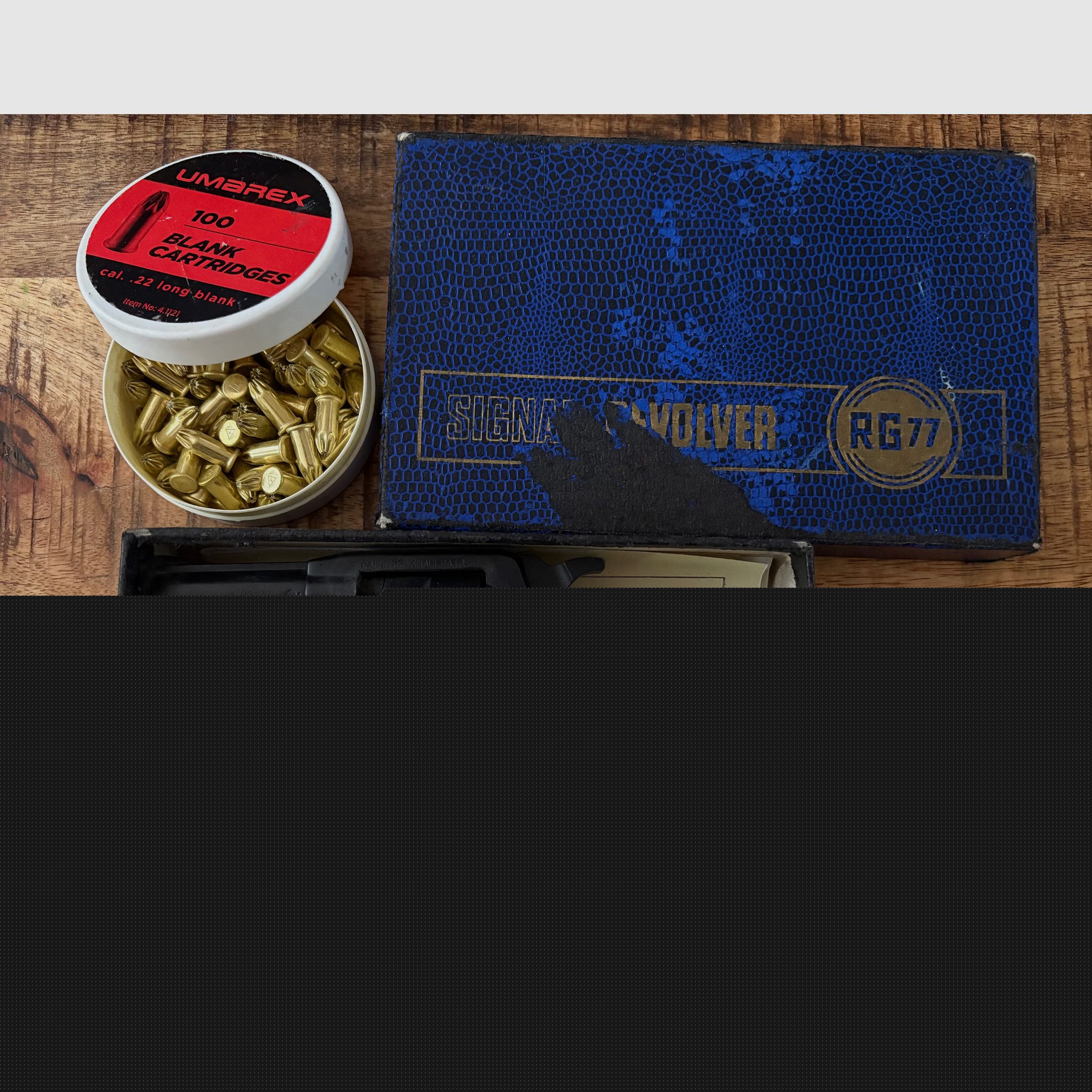 Röhm RG77 .22 Knall mit Munition 