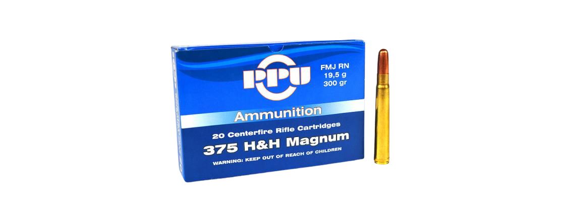 Prvi Partizan PPU .375 H&H Magnum FMJ 300 grs 20 Schuss