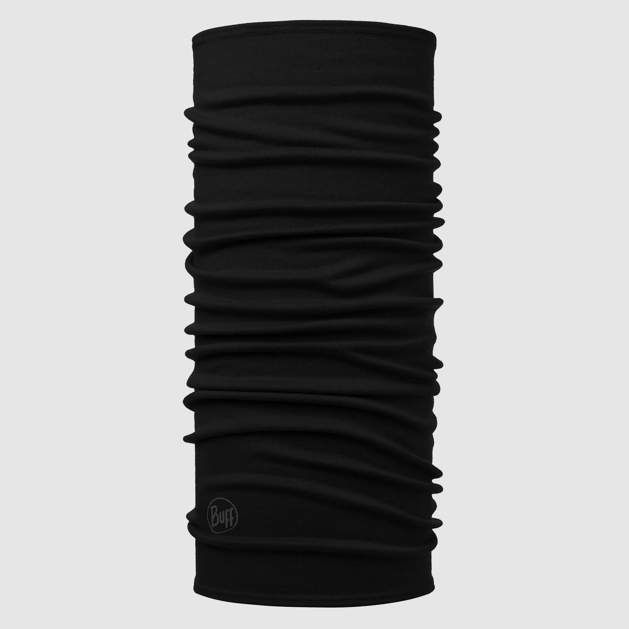 Buff Buff Multifunktionstuch Neckwear Merino Midweight solid black