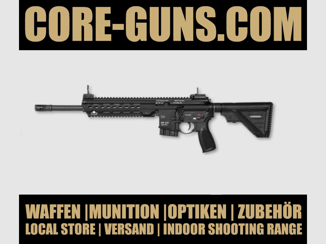 HK MR308 Heckler & Koch MR 308 A3 zwart kaliber 308Win 16,5 HK MR308 16,5" - RRP: 4031€