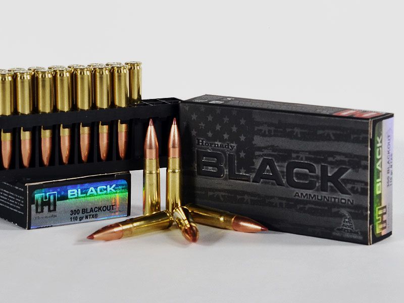 Hornady NTX BLACK .300 Blackout 110 grs 1 Packung (20 Schuss á 1,995 €*)