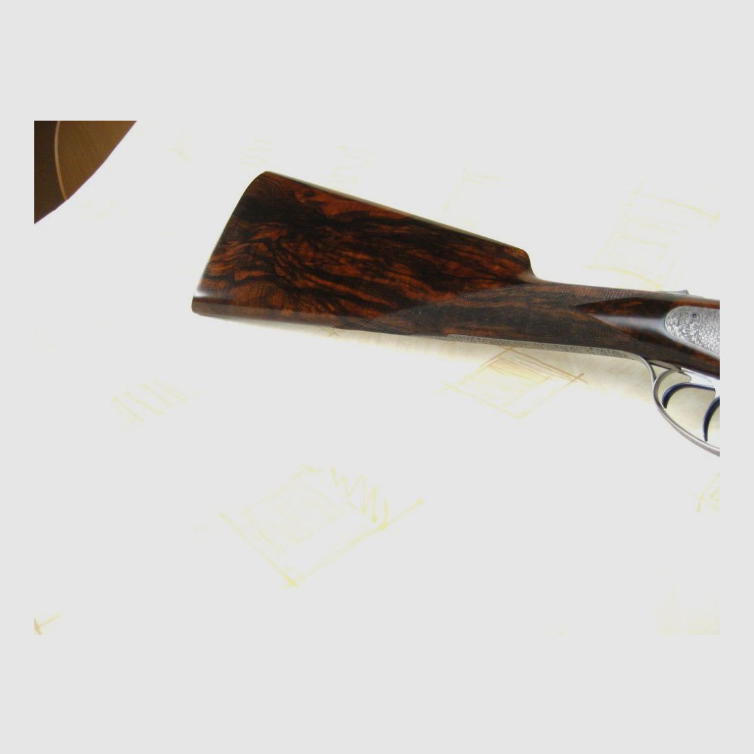 Ziegenhahn & Sohn, "Berst Gun" Ausstellungswaffe Seitenschlossflinte mit Wechsellauf