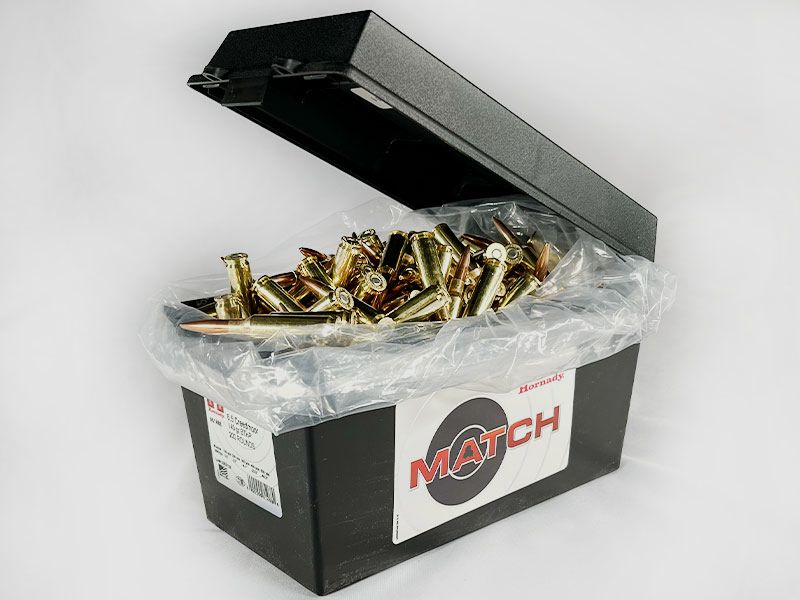 Hornady-Munitionsbox 6,5 Creedmoor Match BTHP 140 grs 1 Munitions-Box (200 Schuss á 1,695 €*)