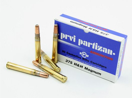 Prvi Partizan, 375 H+H Mag, SP, 300 gr., 20 Stk.