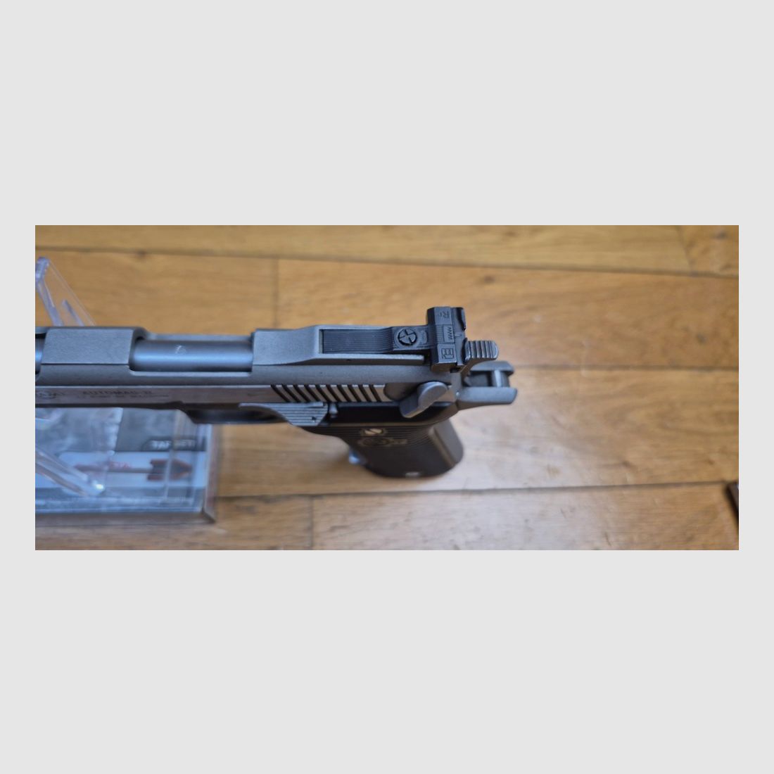 Pistola Automag II poco común y hermosa – Calibre 22Magnum – Fabricación AMT – Acero inoxidable de A a Z – En 4 1/2 pulgadas – Excelente estado mecánico – 2 cargadores – TBE+, imagen 12 de 18