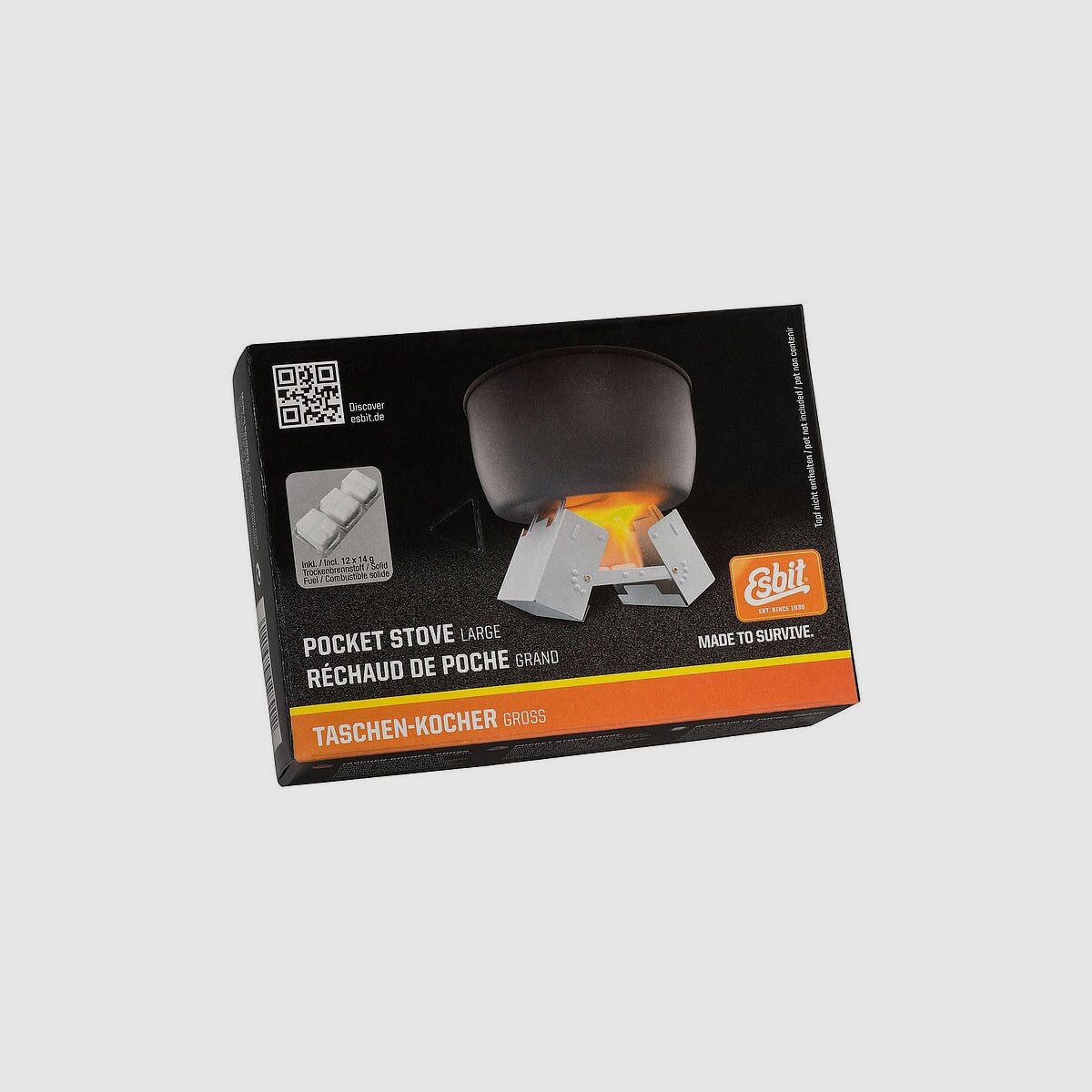 Esbit® zakfornuis inclusief grote tabletten droge brandstof, afbeelding 4 van 4
