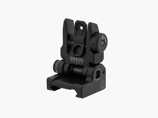 UTG ACCU-SYNC Rear Sight met spring-loaded flip-up