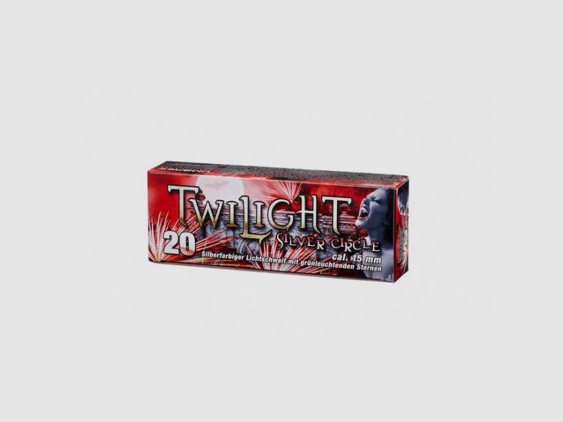 TWILIGHT SILVER CIRCLE - 20 SCHUSS - 15 MM