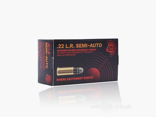 Geco Semi-Auto LRN 40grs 50St .22lr