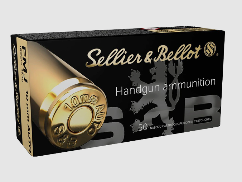 S & B 10mm Auto FMJ - 180grs. - 50 cartridges