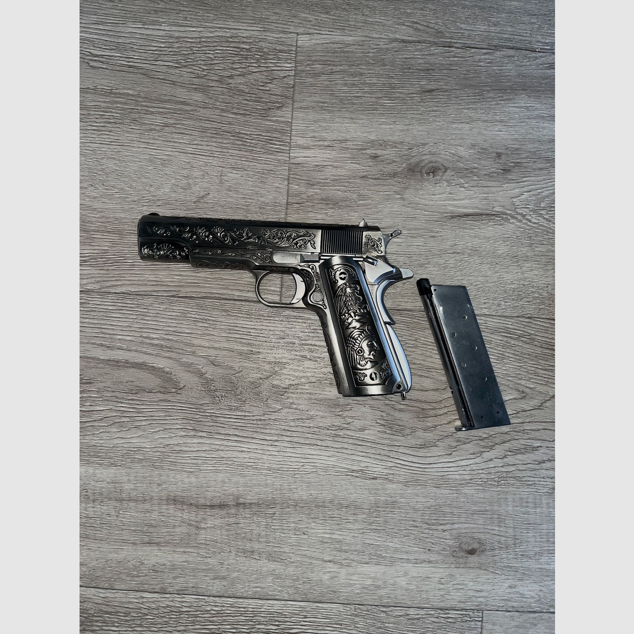 1911 GBB Vollmetall mit Gravuren