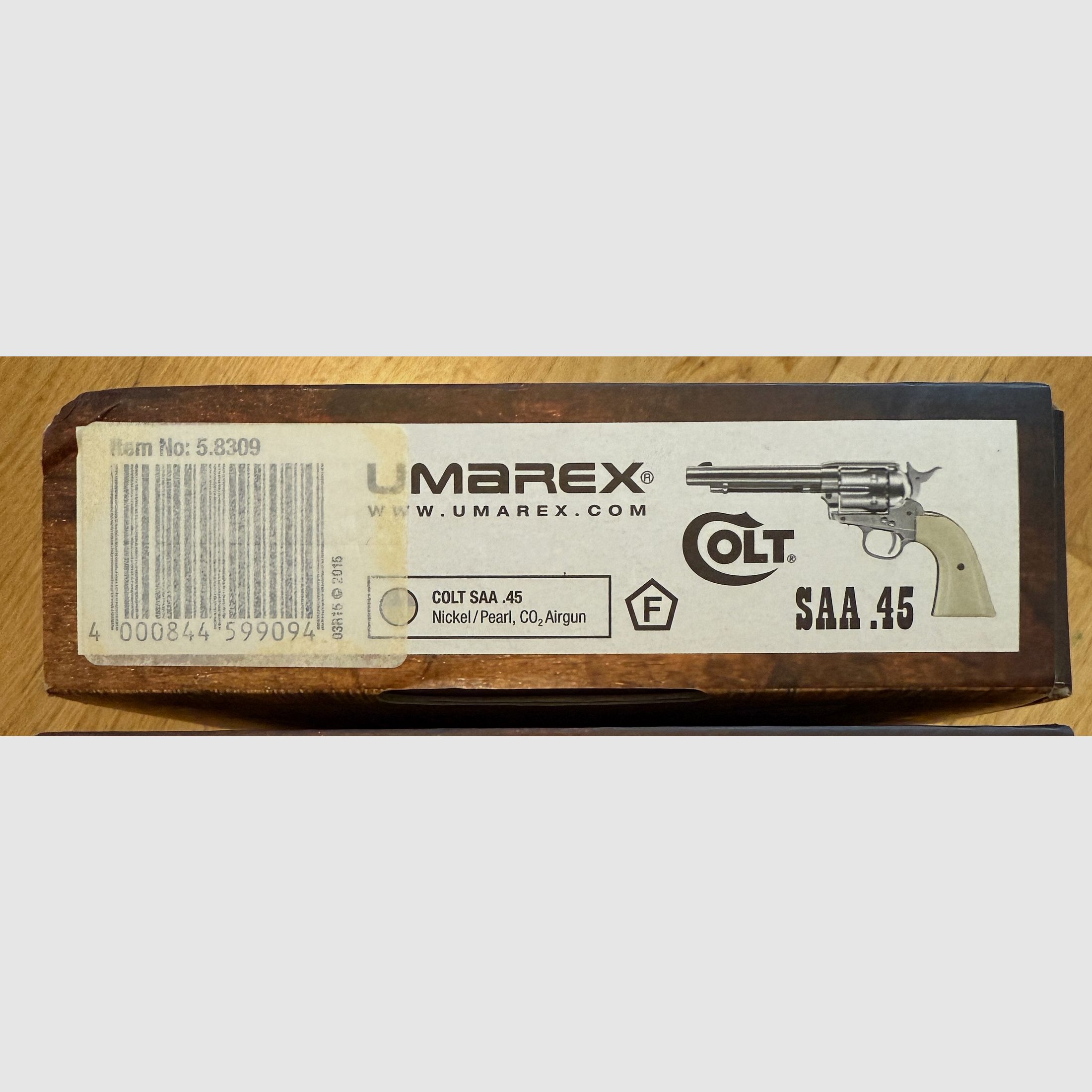 Umarex CO2 Colt SAA 45 Nickel 4.5 mm BB