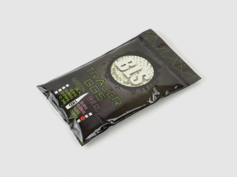 BLS Airsoft Tracer BB`s 0.20g "Glow in the Dark" (5000 Stück) - Leuchtspur Grün