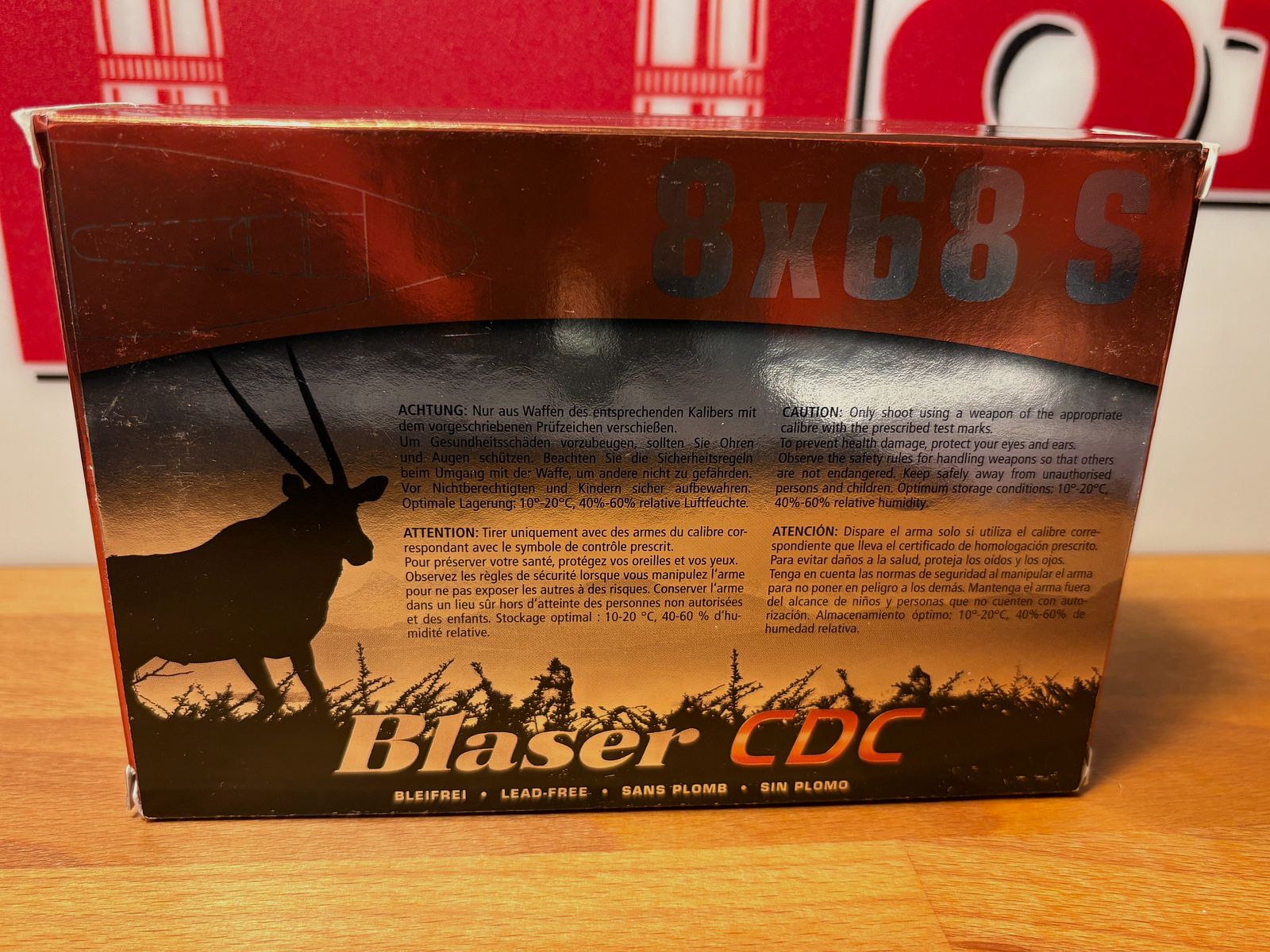 Blaser 8x68 S CDC 11,0g 170grs Bleifrei