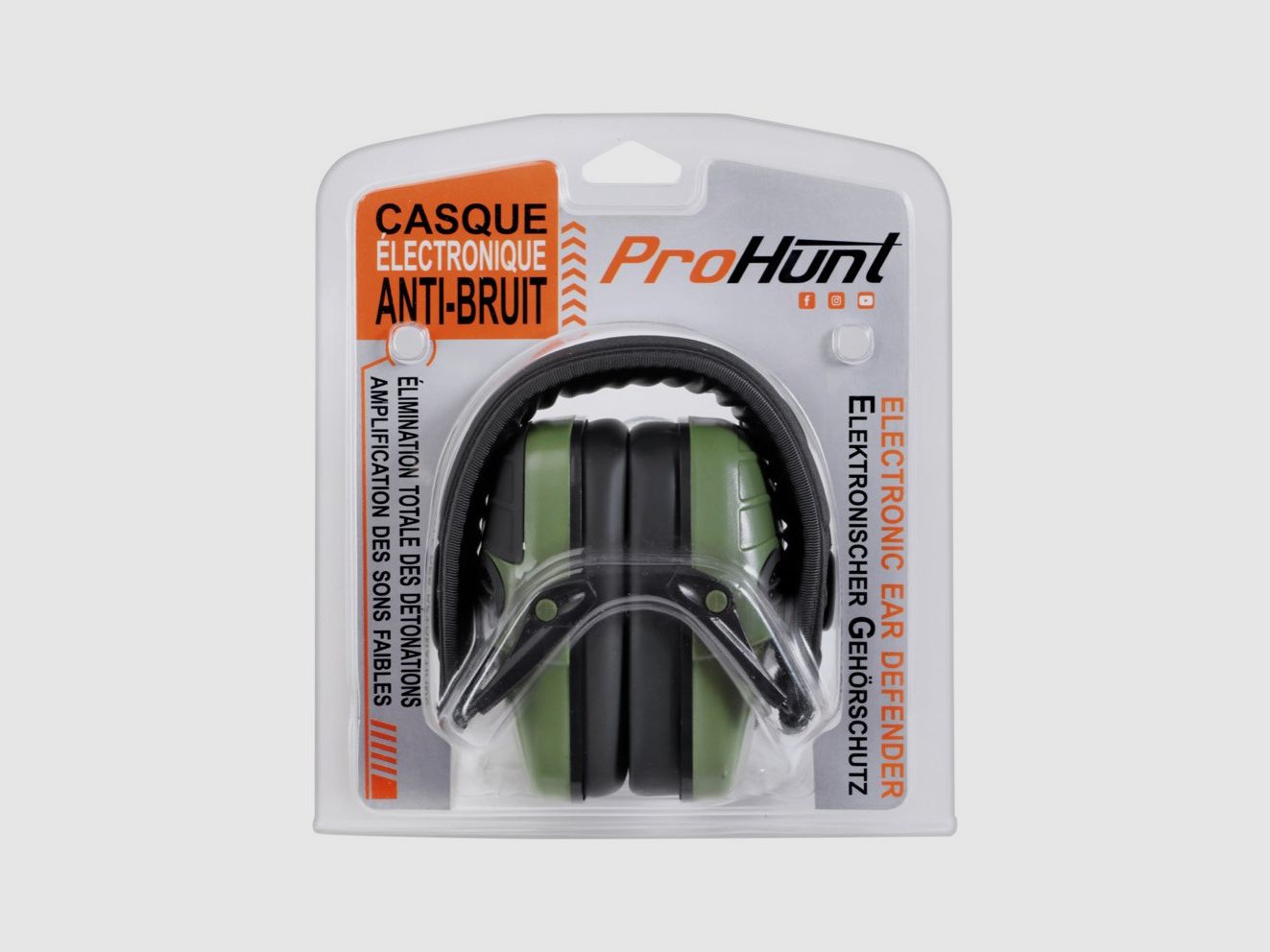 Casque electronique Pro Hunt, image 2 sur 2