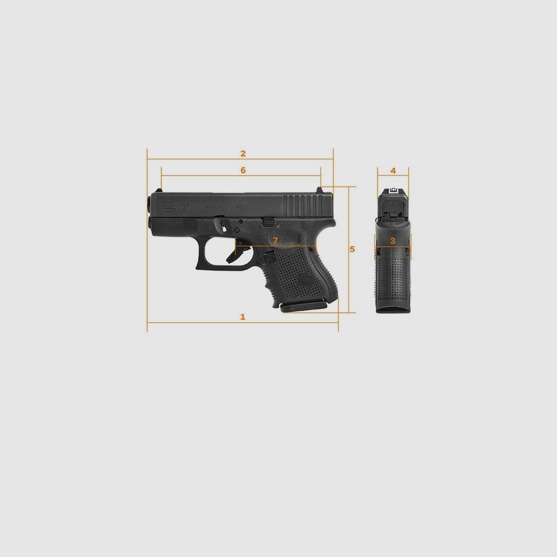 GLOCK 27 Gen4 – Kal. .40 S&W
