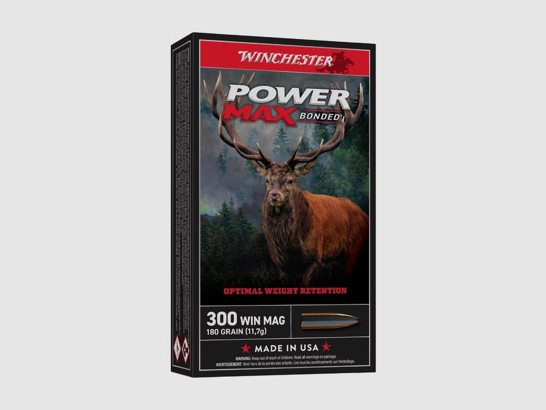 .300 WIN MAG WINCHESTER POWER-MAX BONDED 180gr