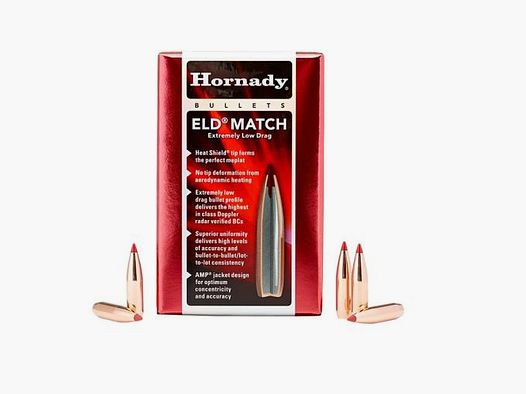 HORNADY Kal. 3.. Büchsen .338LapuaMag ELD Match TM 20 Stk 18,5g/285gr