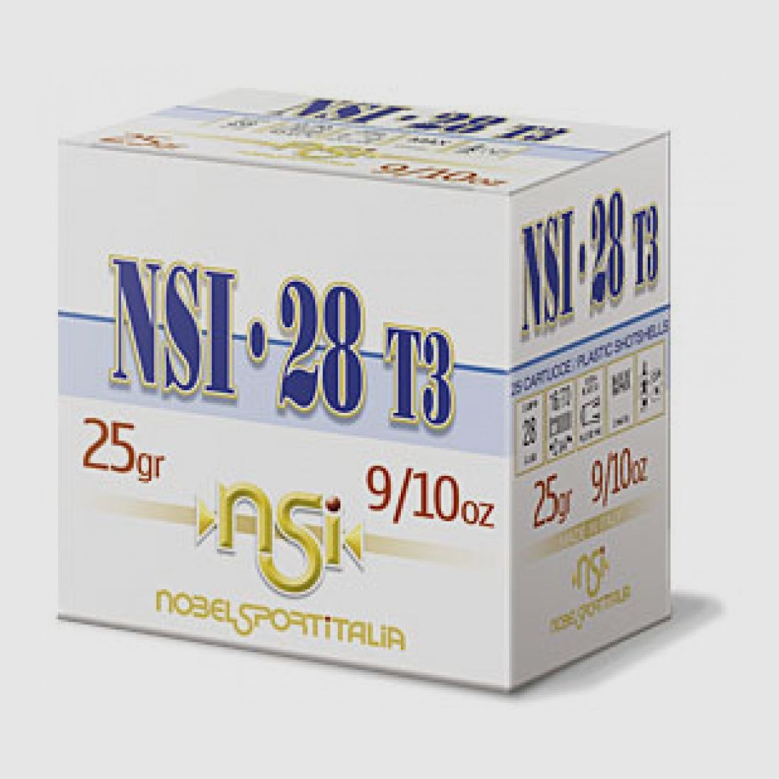 NOBEL Patronen NSI-28 T3 Kal.28 gr.25 Pb.7,5 spezielle Taube