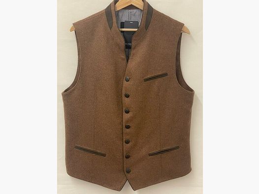 Maximilian Weiler Gilet Loden pour Homme en Brun