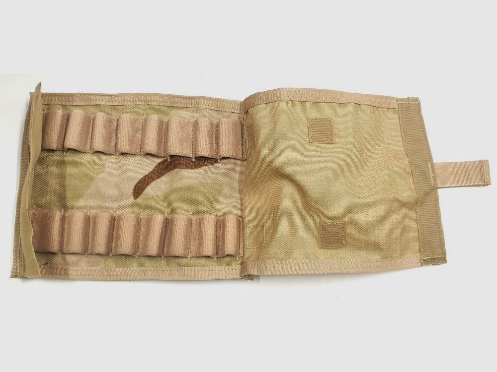 Funda para cartuchos de escopeta Unbekannt/bolsa para casquillos Flinetn, camuflaje desértico
