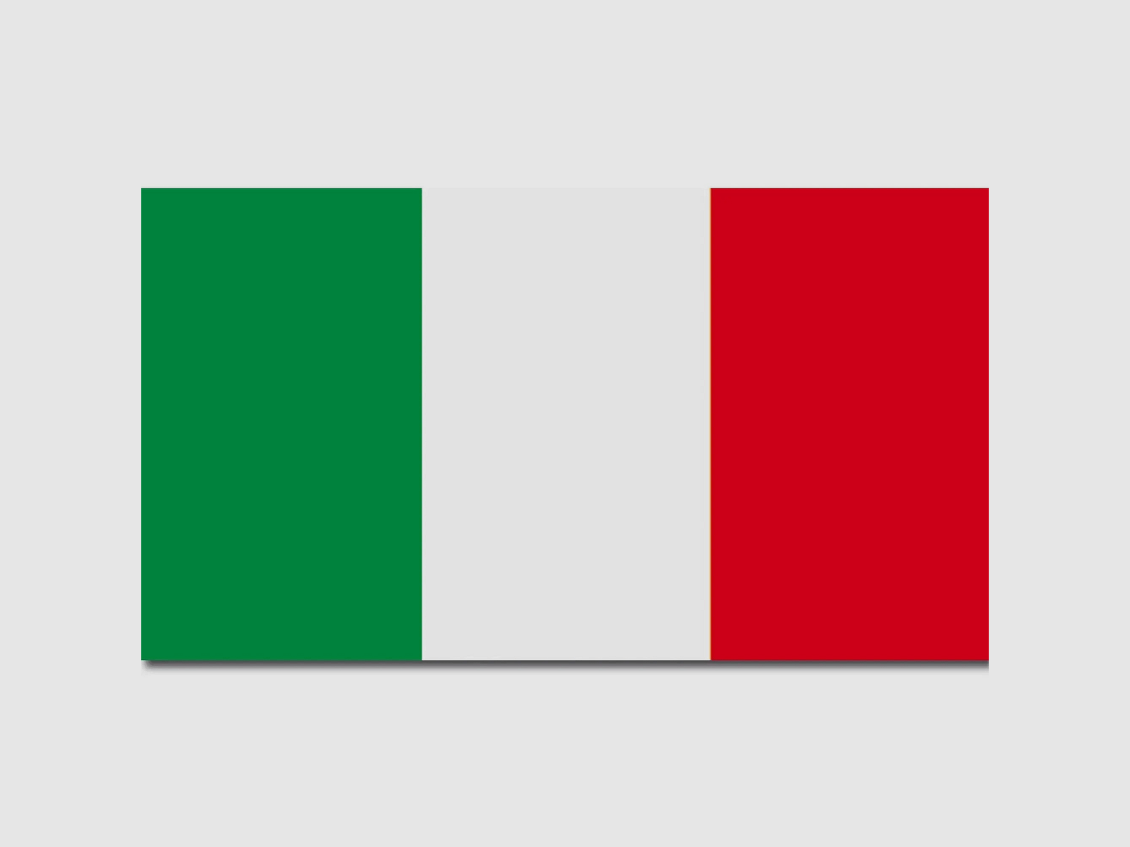 Diverse Flagge Italien