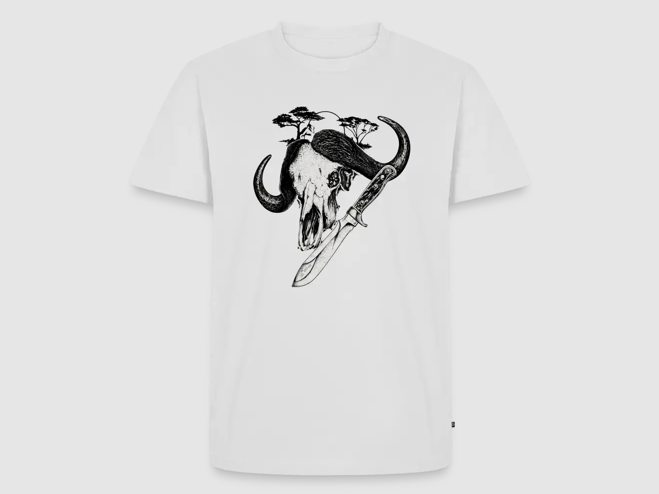 PUMA Men´s Premium T-Shirt „White Hunter – Big Game"