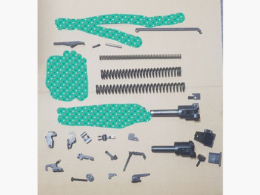 Parti di ricambio Feinwerkbau FWB LP65 LP80 vite di azionamento pistone molla istruzioni leva di tensione cuscinetto della molla mirino ecc. vedi foto prezzo a partire da: