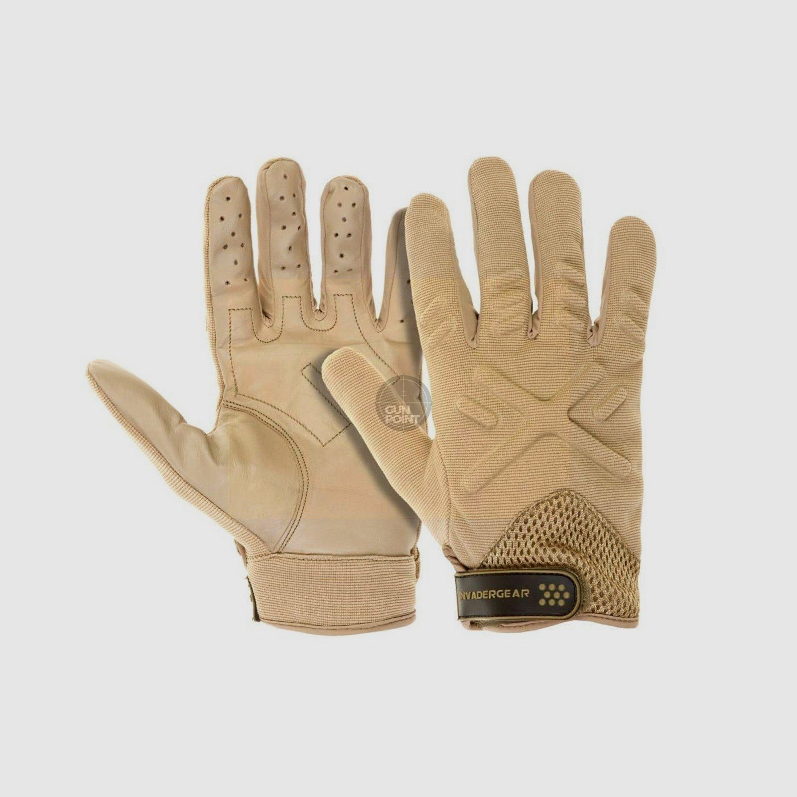 Invader Gear Shooting Gloves-Tan-L