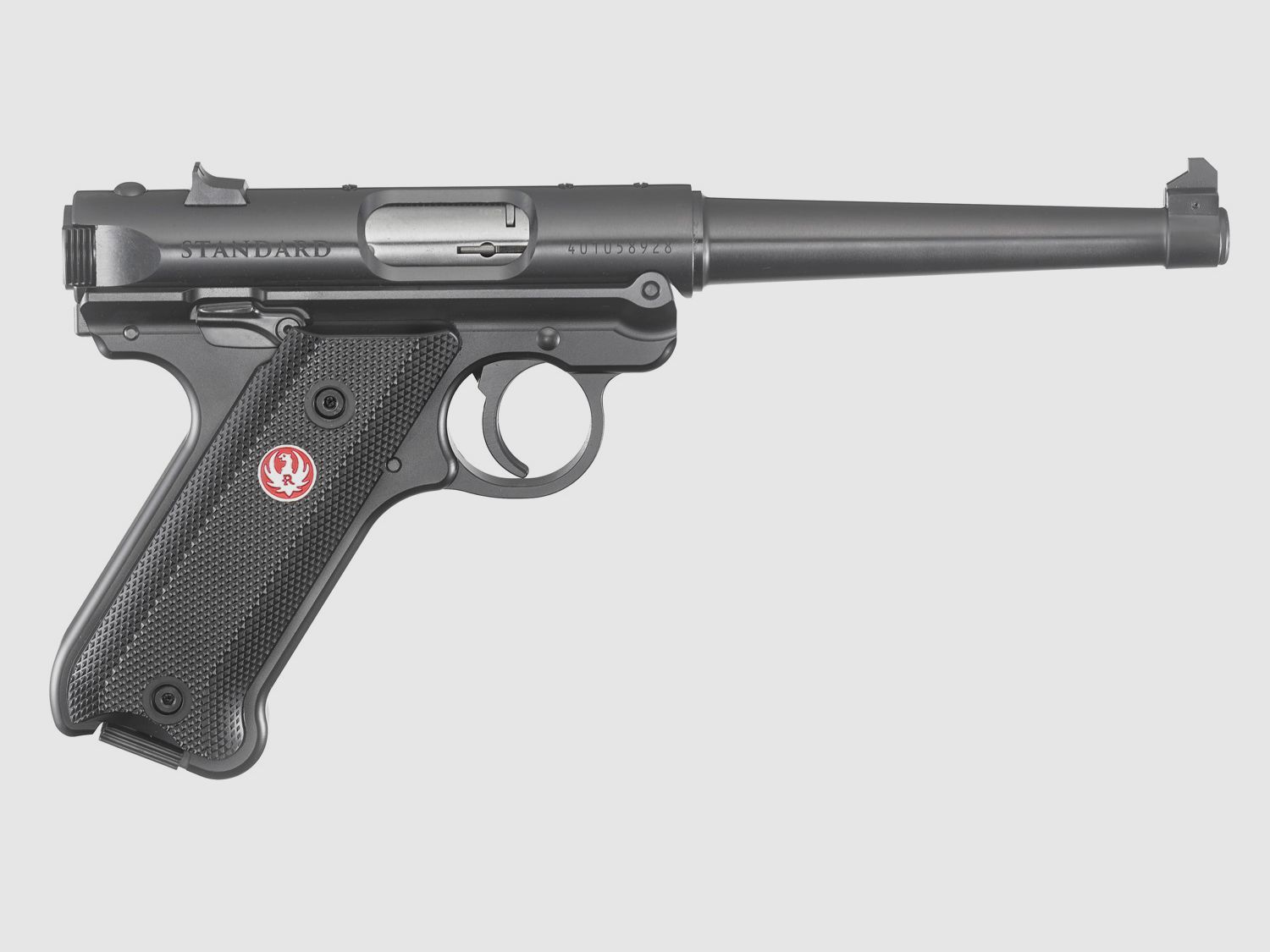RUGER PISTOLE MARK IV STANDARD .22 LR 6"/15,25CM BRÜNIERT