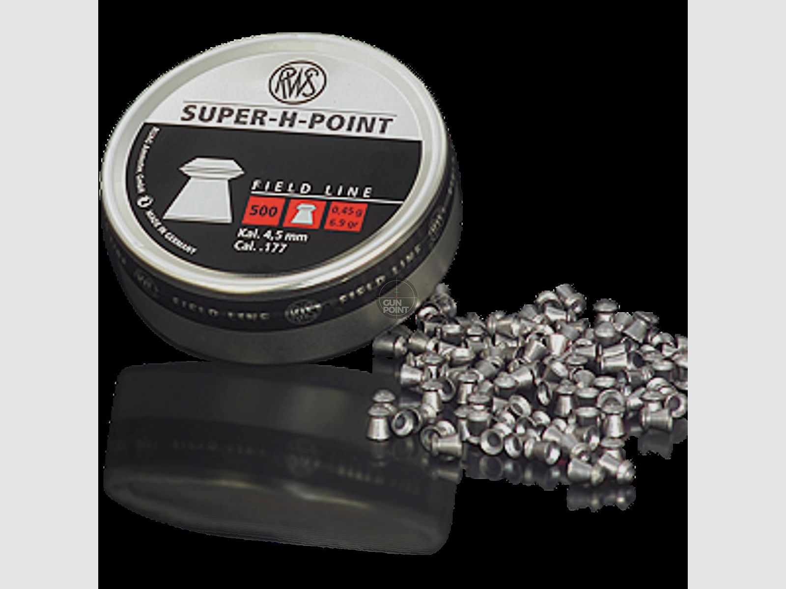 RWS Diabolos Super-H-Point - Kal. 4,5 mm - 0,45g - 500 Stck.