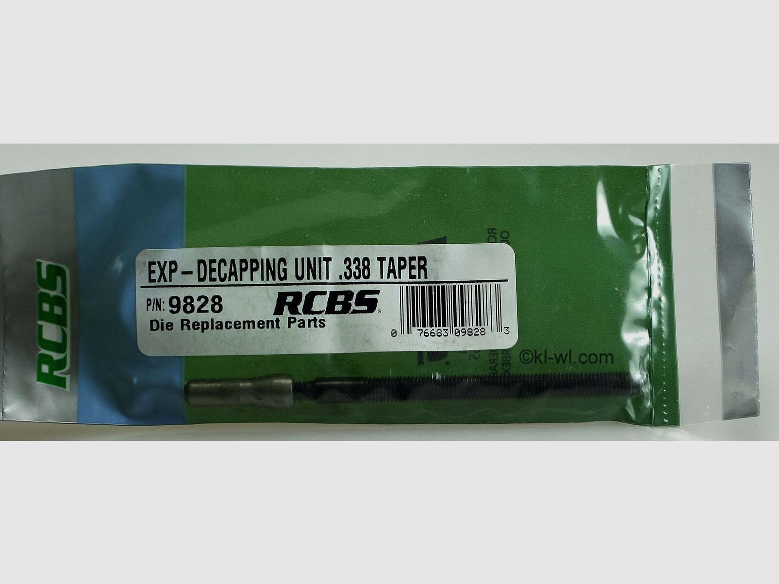 RCBS Expander Decapping Unit / Tige d'éjection complète pour cartouches de fusil .338-06 Taper