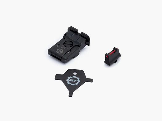 Regulowane celowniki optyczne włókna dla Glock 1mm
