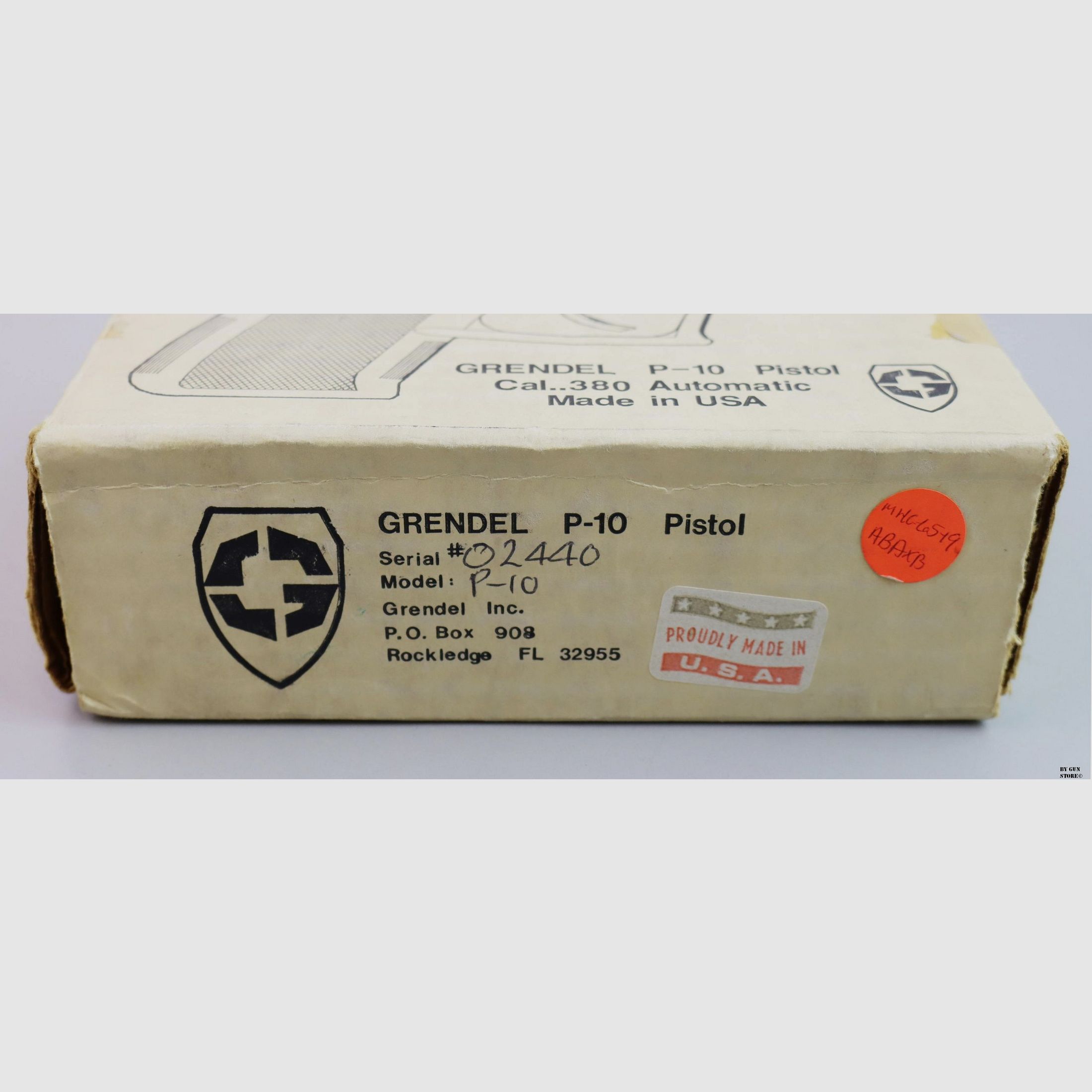 Pistolet Grendel Inc. mod. P-10 cal. 380 n° de série O2440, image 10 sur 11