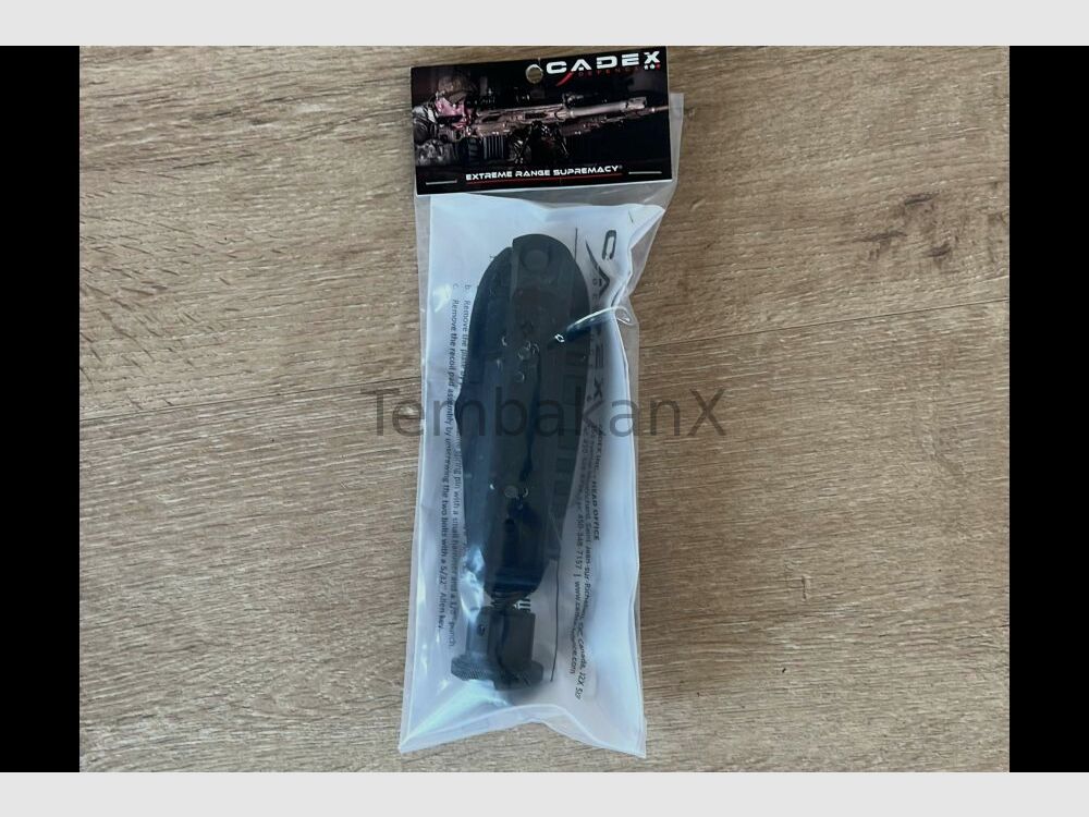 CADEX CDX-R7 CPS (w tym dwójnóg, hamulec wylotowy i kolce) .308Win