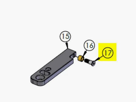 Dillon 1050/1100 Primer Slide Roller Screw