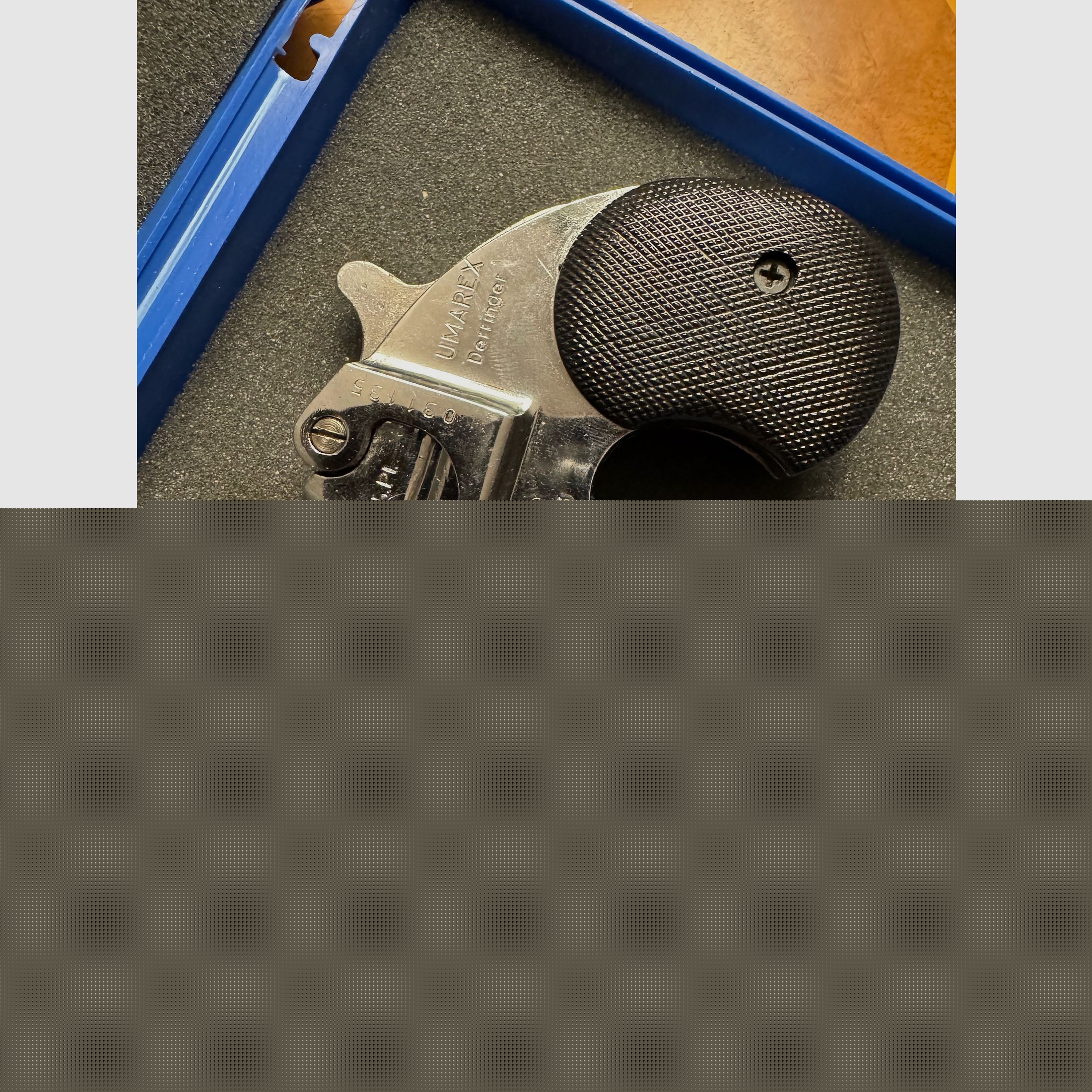 Umarex 6mm Flobert Derringer Chrome Sammler!