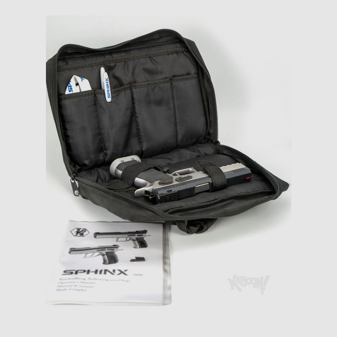Sphinx 3000 Competition Production 9 mm – ok. 250 strzałów – kompletny – Rarit Competition Production, zdjęcie 7 z 9