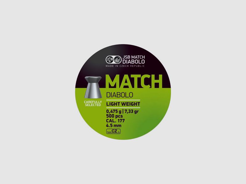 JSB DIAB. MATCH SL 4,49MM A500