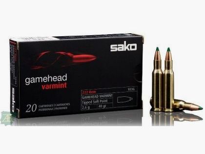 MUNICION METALICA ARMA LARGA SAKO PUNTA GAMEHEAD VARMINT