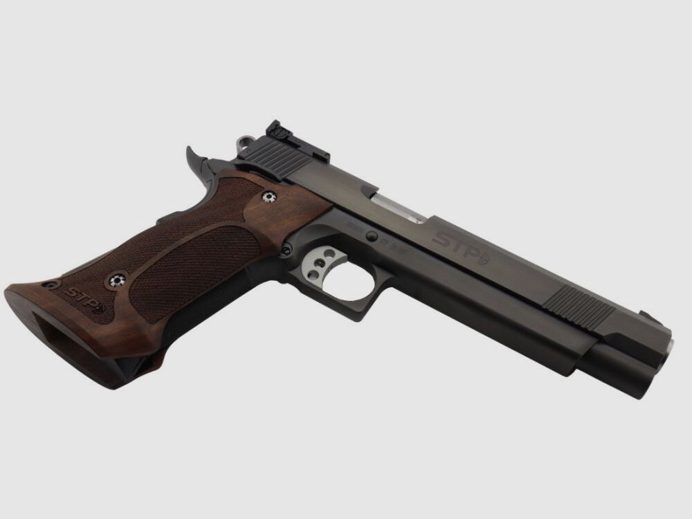 STP TM 9 BOMAR 6.0 Pistola Match Longslide Hecha en Alemania con empuñadura Nill