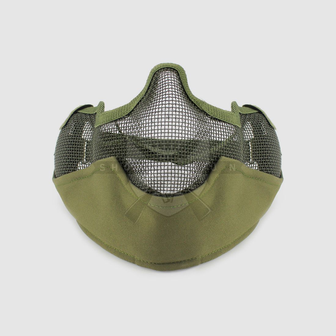 Basic Gittermaske mit Ohrenschutz (Oliv)