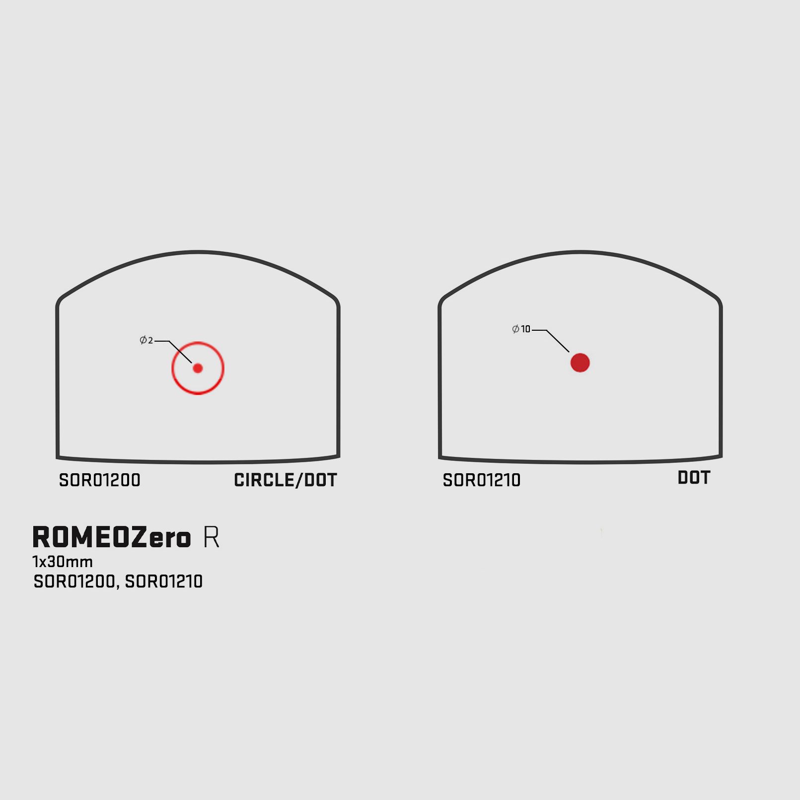 Sig Sauer – ROMEO ZERO 1X30MM / 2 MOA Red Dot / 32 MOA Circle, Bild 3 von 3