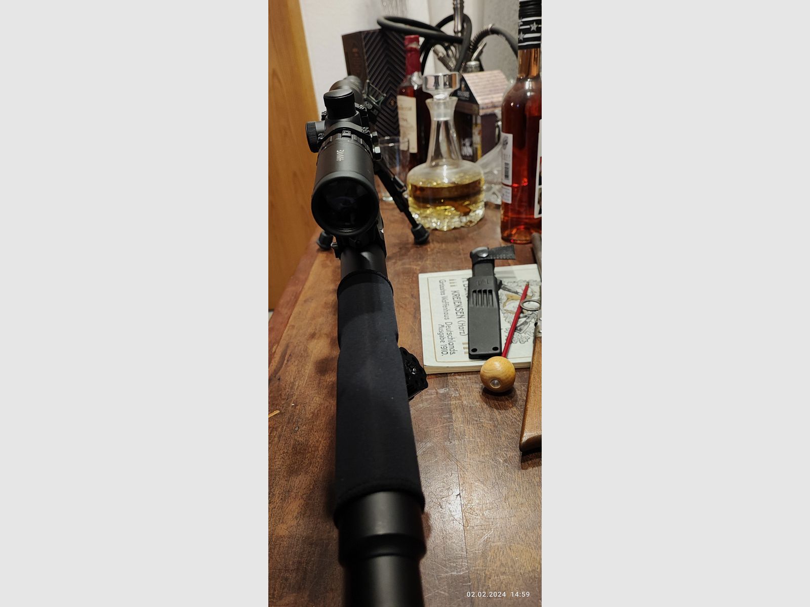 Edgun Leshiy mit viel Zubehör im Ar15-Stil. Mit Restgarantie.